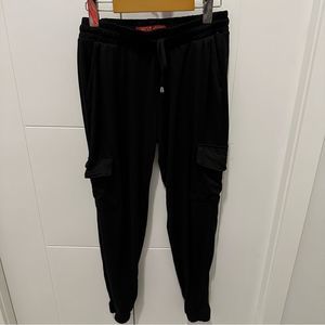Black medium cargo sweat pants